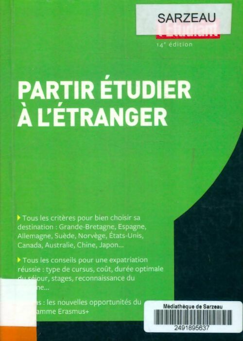 Livrenpoche : Partir étudier à l'étranger - Sophie Collet - Livre
