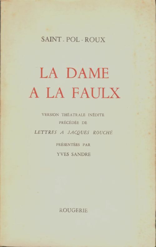 Livrenpoche : La dame à la faulx - Saint-Pol-Roux - Livre