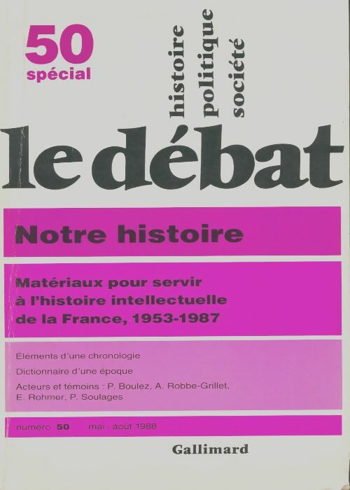 Livrenpoche : Le débat n°50 - Collectif - Livre