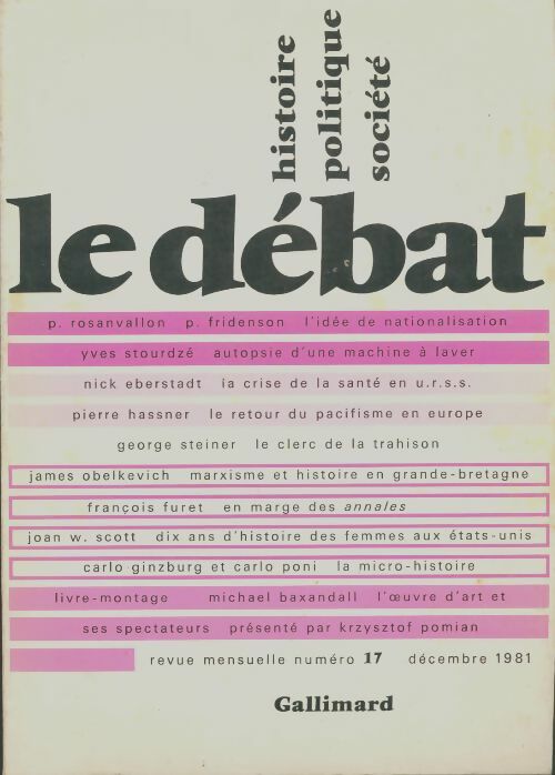 Livrenpoche : Le débat n°17 - Collectif - Livre