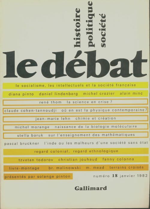 Livrenpoche : Le débat n°18 - Collectif - Livre