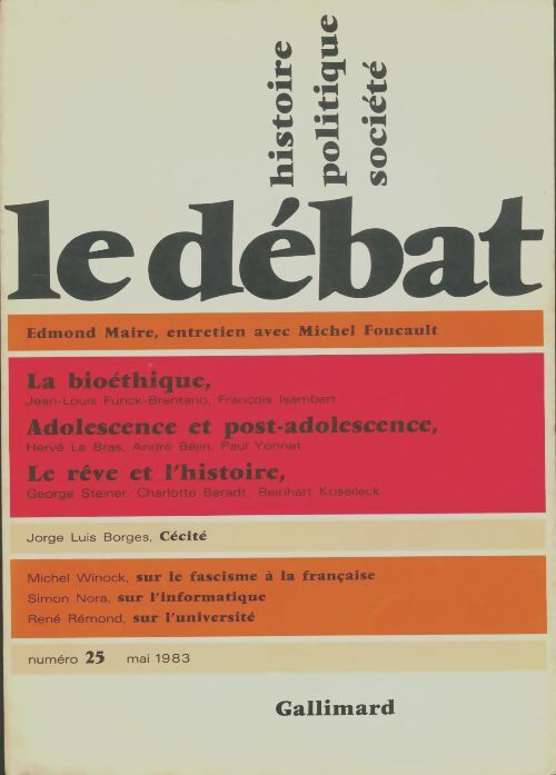 Livrenpoche : Le débat n°25 - Collectif - Livre