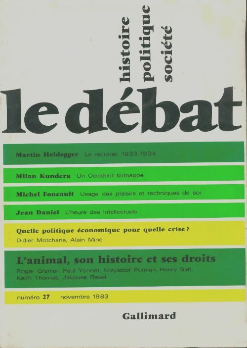 Livrenpoche : Le débat n°27 - Collectif - Livre