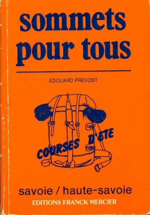 Livrenpoche : Savoie-Haute-Savoie courses d'été - Édouard Prévost - Livre