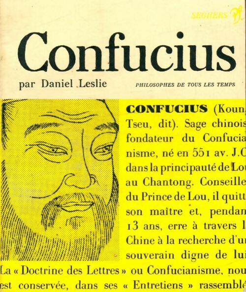 Livrenpoche : Confucius - Daniel Leslie - Livre