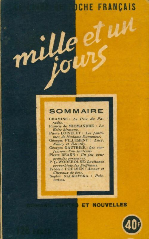 Livrenpoche : Mille et un jours - Collectif - Livre