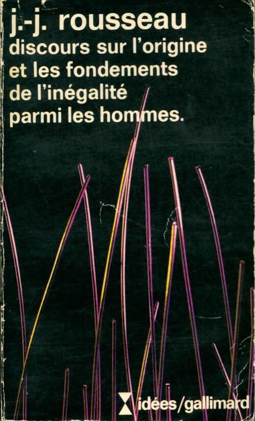 Livrenpoche : Discours sur l'origine et les fondements de l'inégalité parmi les hommes - Jean-Jacques Rousseau - Livre