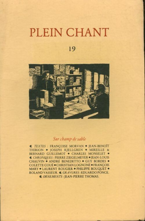Livrenpoche : Plein chant n°19 - Collectif - Livre