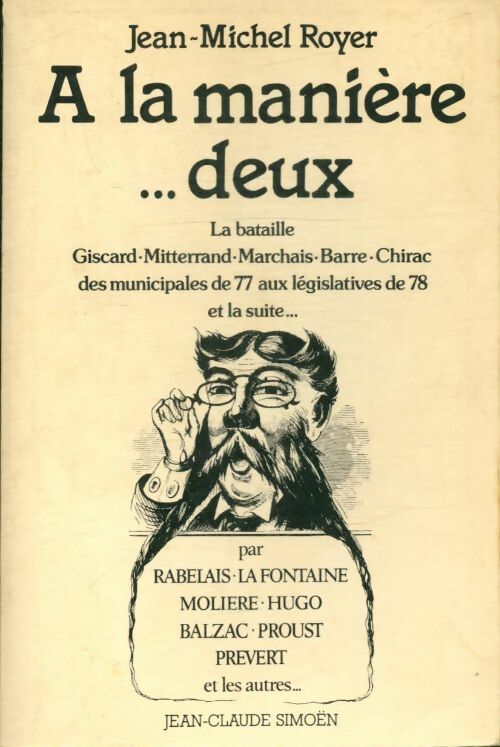 Livrenpoche : A la manière...deux - Jean-Michel Royer - Livre