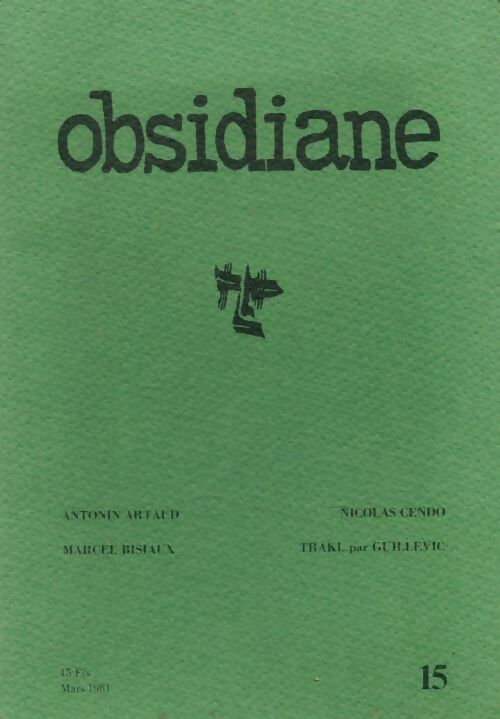 Livrenpoche : Obsidiane n°15 - Collectif - Livre