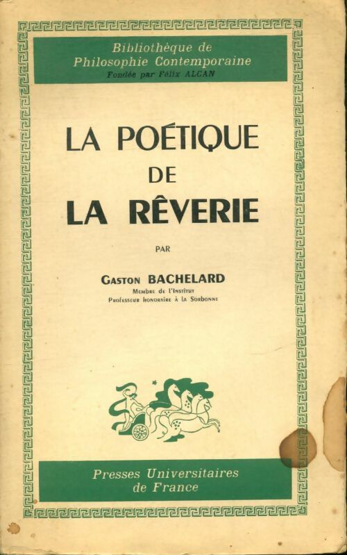 Livrenpoche : La poétique de la rêverie - Gaston Bachelard - Livre