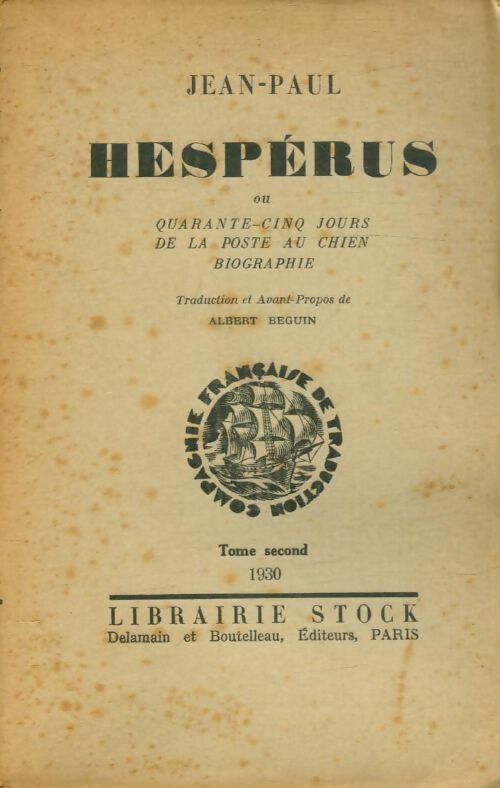Livrenpoche : Hespérus Tome II - Jean-Paul - Livre