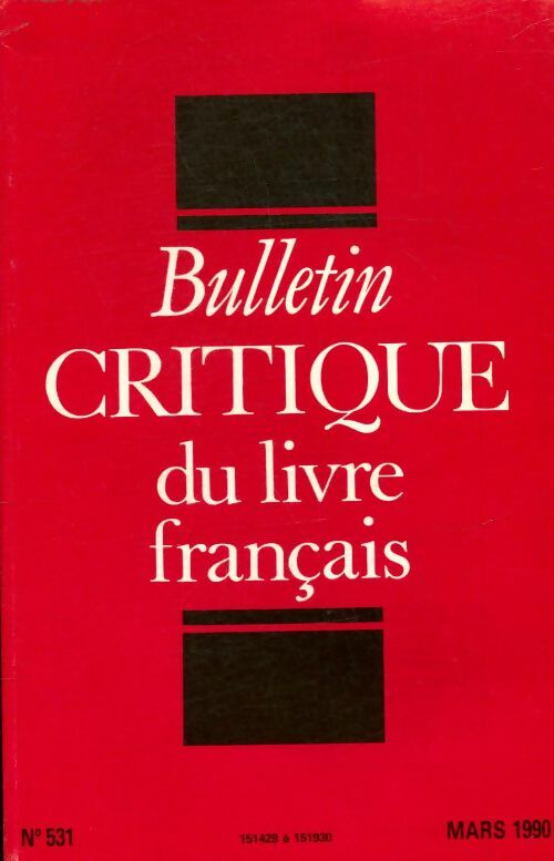 Livrenpoche : Bulletin critique du livre français n°531 - Collectif - Livre