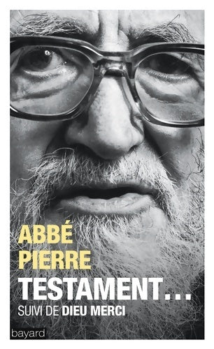 Livrenpoche : Testament... / Dieu merci - Abbé Pierre - Livre