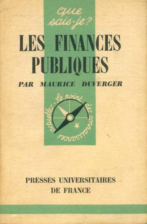 Livrenpoche : Les finances publiques - Maurice Duverger - Livre