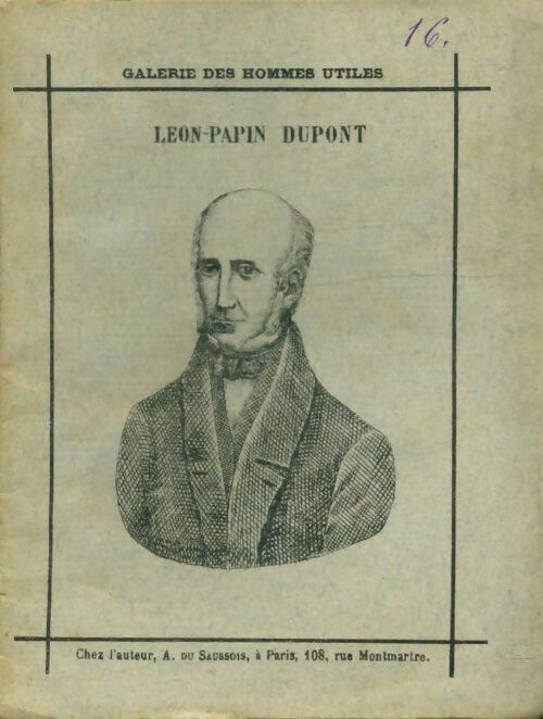 Livrenpoche : Léon Papin-Dupont - A. Du Saussois - Livre