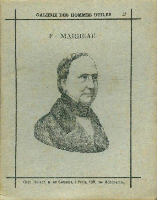 Livrenpoche : Jean-Baptiste-Firmin Marbeau - A. Du Saussois - Livre