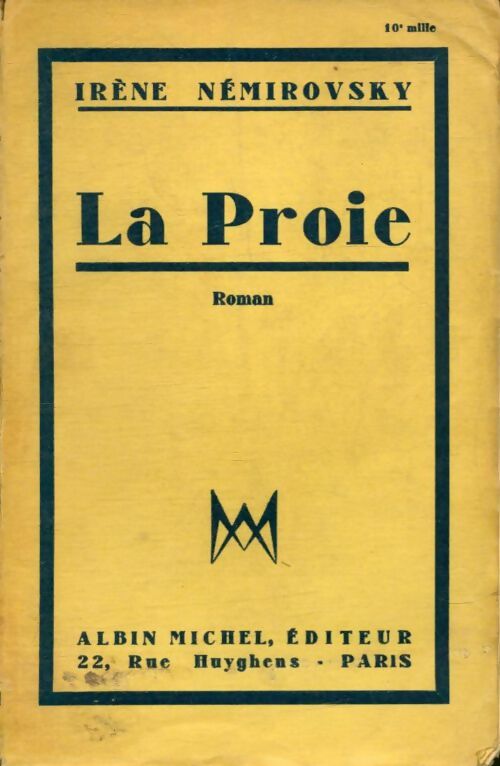 Livrenpoche : La proie - Irène Némirovsky - Livre
