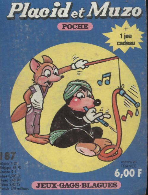 Livrenpoche : Placid et Muzo poche n°187 - Collectif - Livre