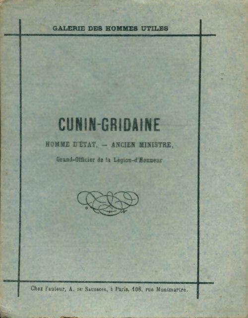 Livrenpoche : Cunin-Gridaine - A. Du Saussois - Livre