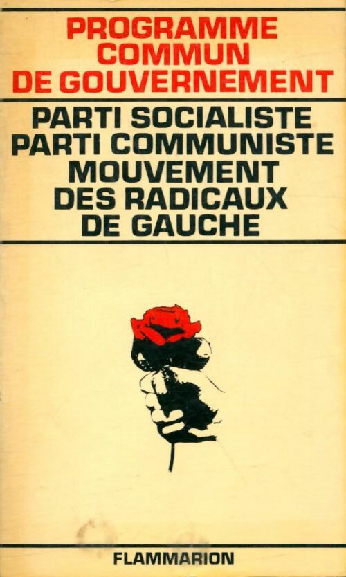 Livrenpoche : Programme commun de gouvernement parti socialiste - Collectif - Livre