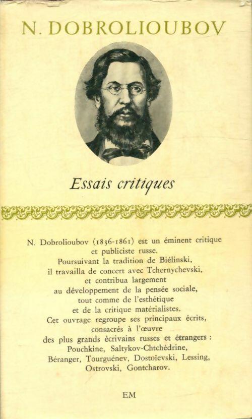 Livrenpoche : Essais critiques - Dobrolioubov - Livre