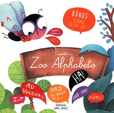 Livrenpoche : Enquête au zoo Alphabeto - Virginie Hanna - Livre