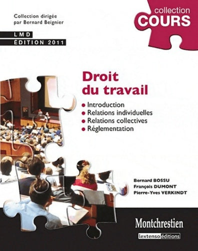 Livrenpoche : Droit du travail - 3ème édition - Bernard Bossu - Livre