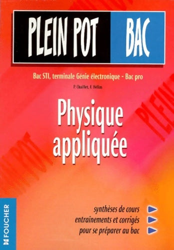 Livrenpoche : Physique appliquée : Terminale STI - Patrick Chaillet - Livre