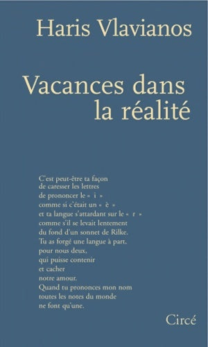 Livrenpoche : Vacances dans la réalité - Haris Vlavianos - Livre