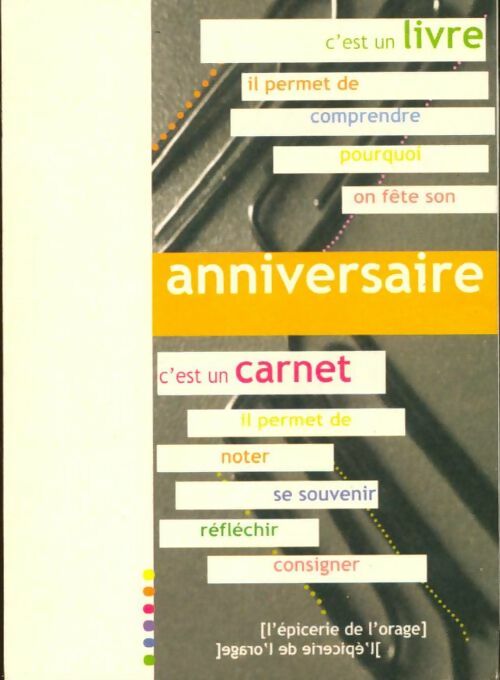 Livrenpoche : L'anniversaire - Benedetto-Nazarenko - Livre