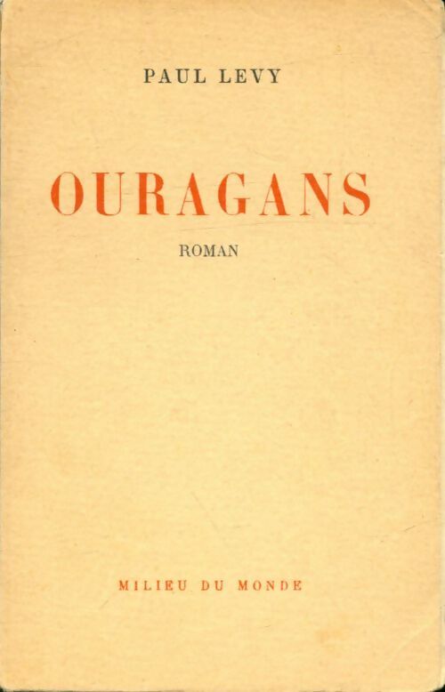 Livrenpoche : Ouragans - Paul Lévy - Livre