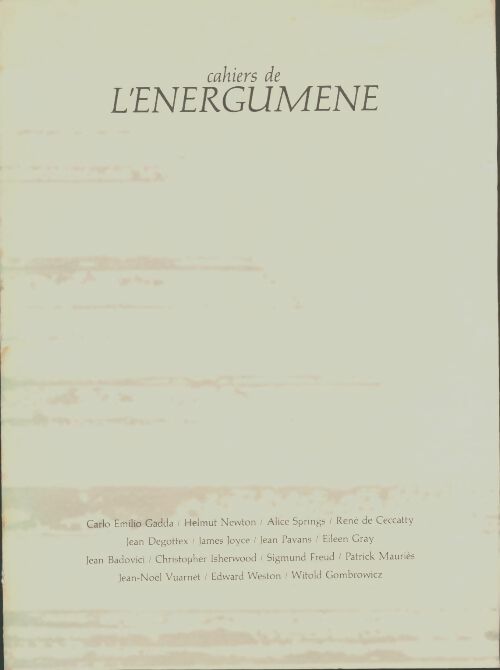 Livrenpoche : Cahiers de l'énergumène - Collectif - Livre