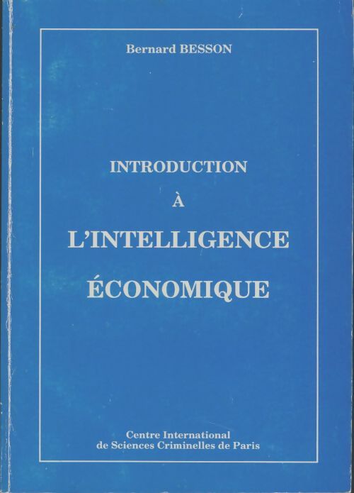 Livrenpoche : Introduction à l'intelligence économique - Bernard Besson - Livre