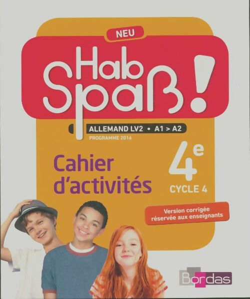 Livrenpoche : Hab spass! 4e cahier d'activités - Collectif - Livre