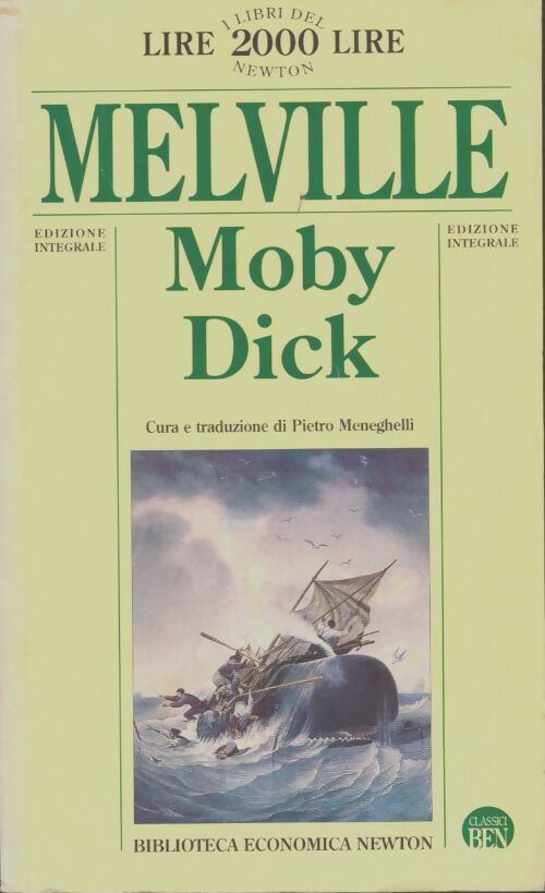 Moby Dick - Herman Melville -  Biblioteca economica Newton - Livre