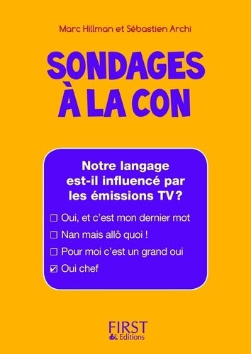 Livrenpoche : Sondages à la con - Marc Hillman - Livre