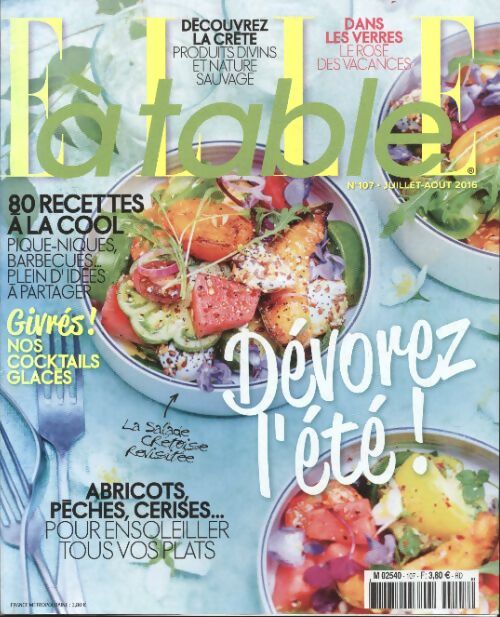 Livrenpoche : Elle à table n°107 : Dévorez l'été - Collectif - Livre