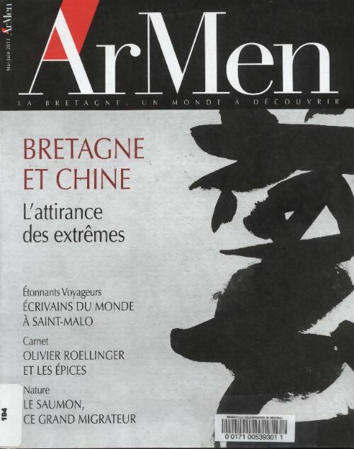 Livrenpoche : ArMen n°194 : Bretagne et Chine, l'attirance des extrêmes - Collectif - Livre