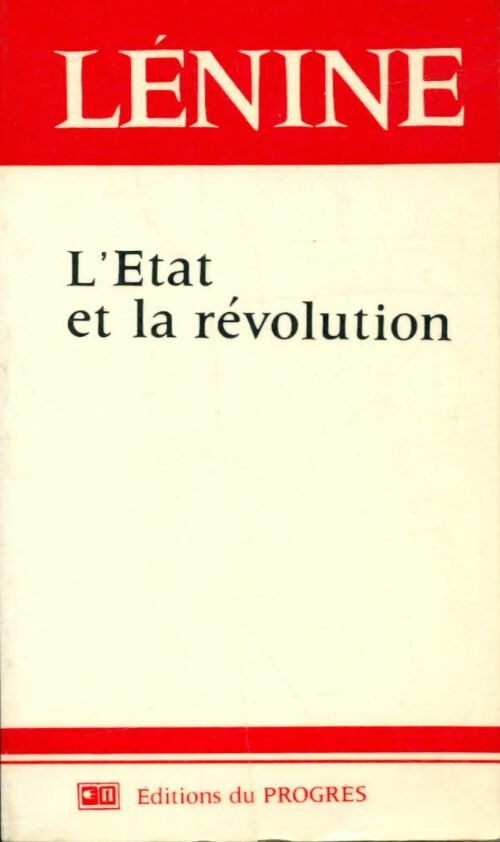 Livrenpoche : L'état et la révolution - Lénine - Livre