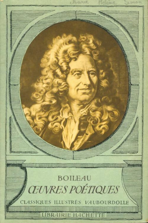Livrenpoche : Oeuvres poétiques - Boileau - Livre