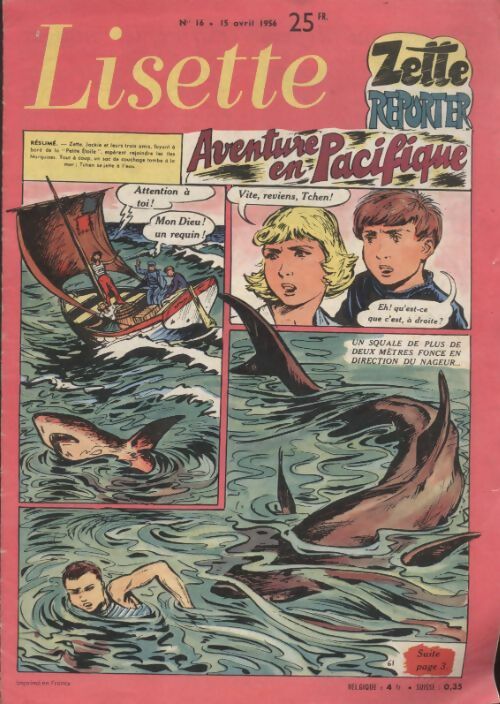 Livrenpoche : Lisette 1956 n°16 - Collectif - Livre