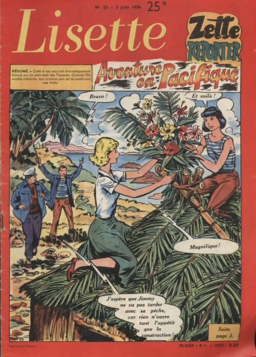 Livrenpoche : Lisette 1956 n°23 - Collectif - Livre
