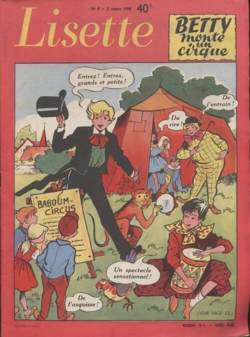 Livrenpoche : Lisette 1958 n°9 - Collectif - Livre