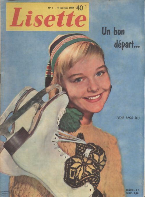 Livrenpoche : Lisette 1959 n°1 - Collectif - Livre