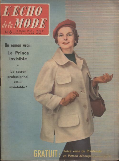 Livrenpoche : L'écho de la mode 1957 n°6 - Collectif - Livre