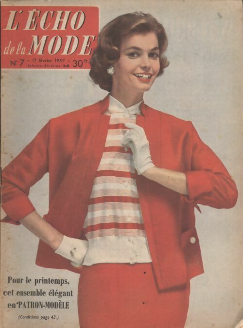 Livrenpoche : L'écho de la mode 1957 n°7 - Collectif - Livre