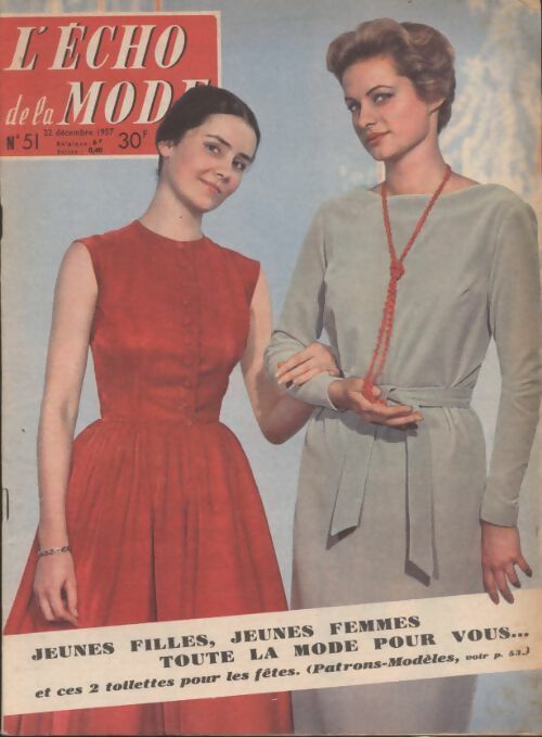 Livrenpoche : L'écho de la mode 1957 n°51 - Collectif - Livre