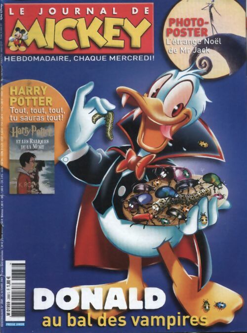 Livrenpoche : Le journal de Mickey n°2888 : Donald au bal des vampires - Collectif - Livre