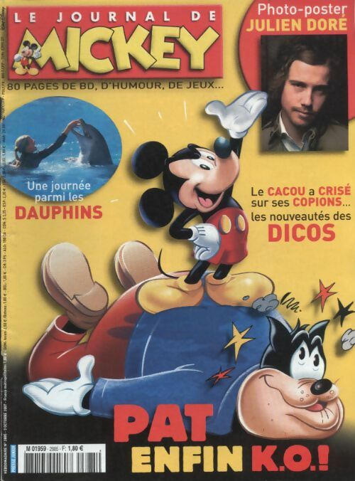 Livrenpoche : Le journal de Mickey n°2885 : Pat enfin K.O ! - Collectif - Livre